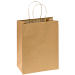 bolsa hecha de papel kraft