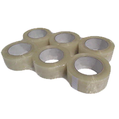 rollos de cinta transparente